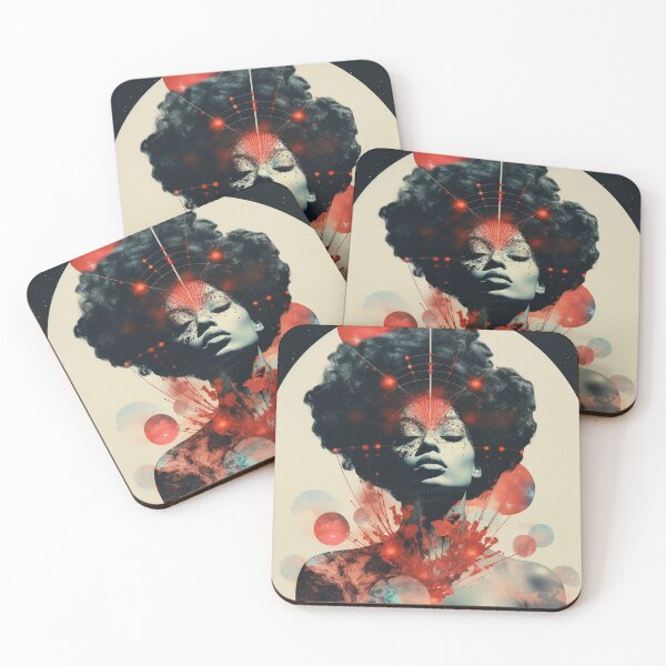 Item preview, Afrofuturism Art designed and sold by MidJourneymen.