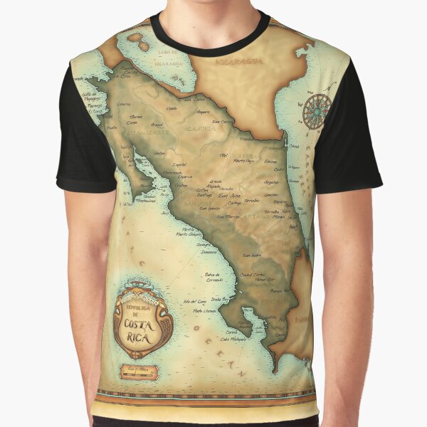 Item preview, Costa Rica Watercolor Map designed and sold by Steve Breyer.