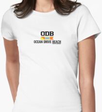 Ocean Drive - South Carolina. Women's Fitted T-Shirt