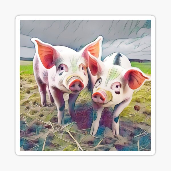 Item preview, Pig Image Art designed and sold by JulieBlaise.