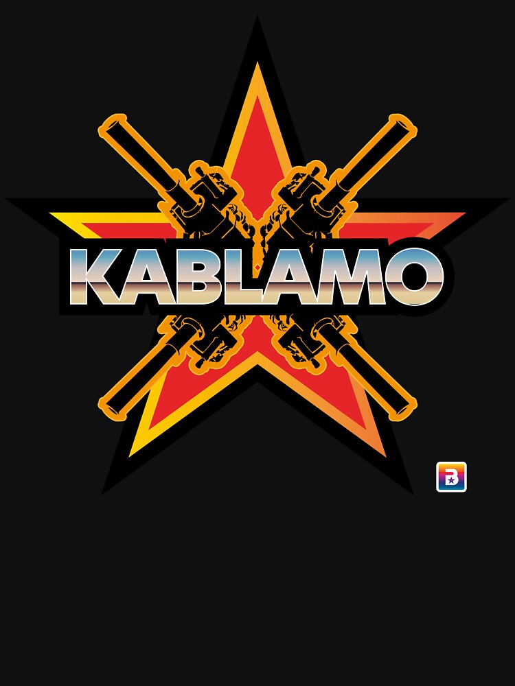 Thumbnail 3 of 3, Baseball ¾ Sleeve T-Shirt, Kablamo - Battle Bling designed and sold by BattleBling.