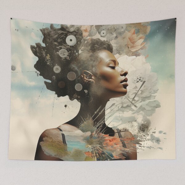Item preview, Afrofuturism Art designed and sold by MidJourneymen.