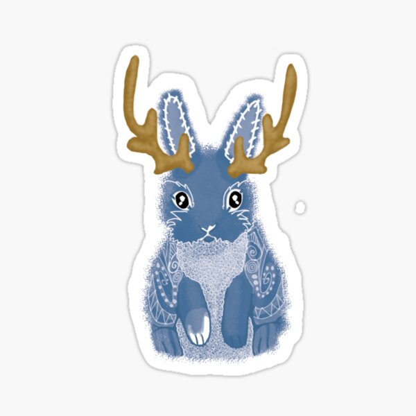 Jackalope Spirit Animal Sticker