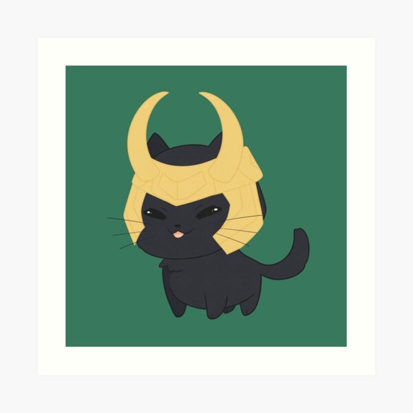 Cat Loki Art Print