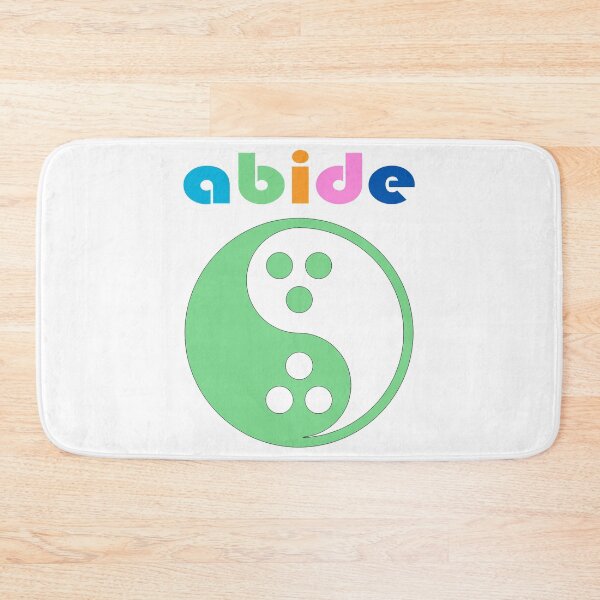Item preview, Abide - Dudeism - green designed and sold by SkyBobArt.