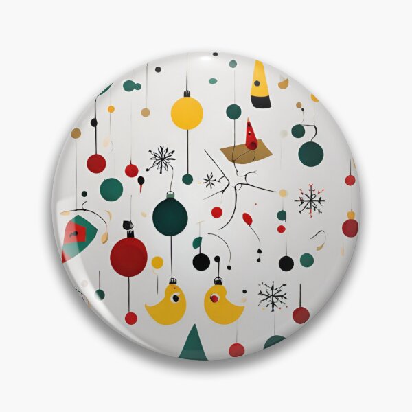 Item preview, Joan Miro Inspired Abstract Christmas Tree with Ornaments  designed and sold by bettypure.