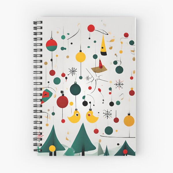 Item preview, Joan Miro Inspired Abstract Christmas Tree with Ornaments  designed and sold by bettypure.