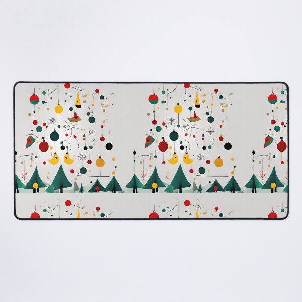Item preview, Joan Miro Inspired Abstract Christmas Tree with Ornaments designed and sold by bettypure.