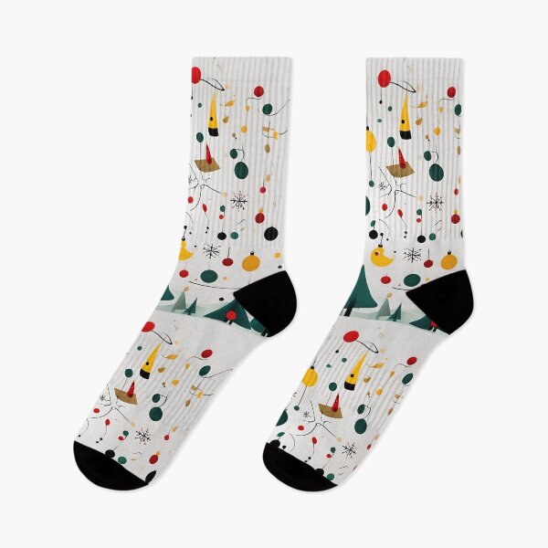 Item preview, Joan Miro Inspired Abstract Christmas Tree with Ornaments  designed and sold by bettypure.