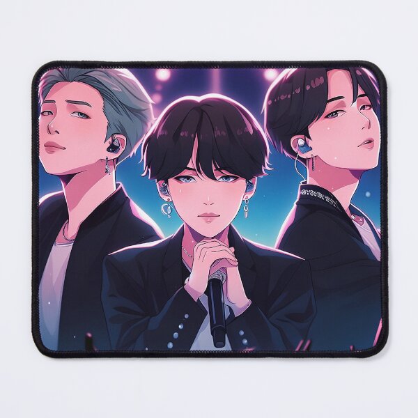 Item preview, BTS Rap Line Fan Art designed and sold by SipandStan.