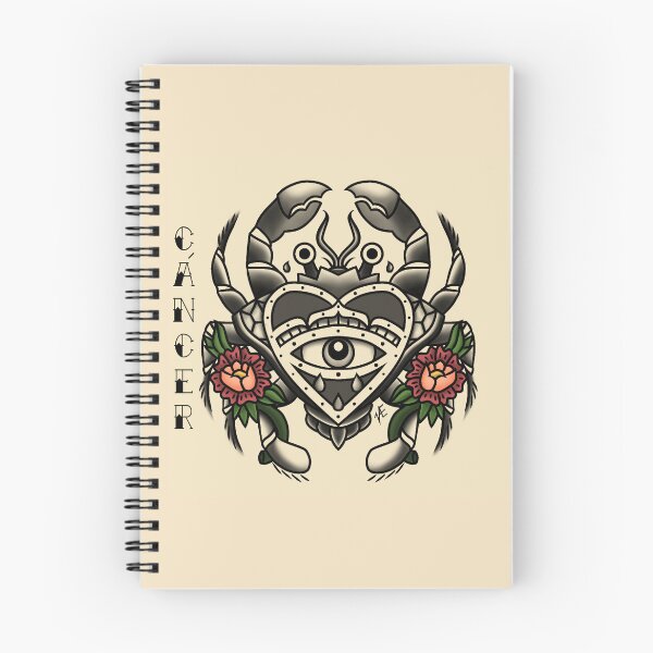 Item preview, Cancer zodiac sign tattoo designed and sold by Valentina Rojas Márquez.