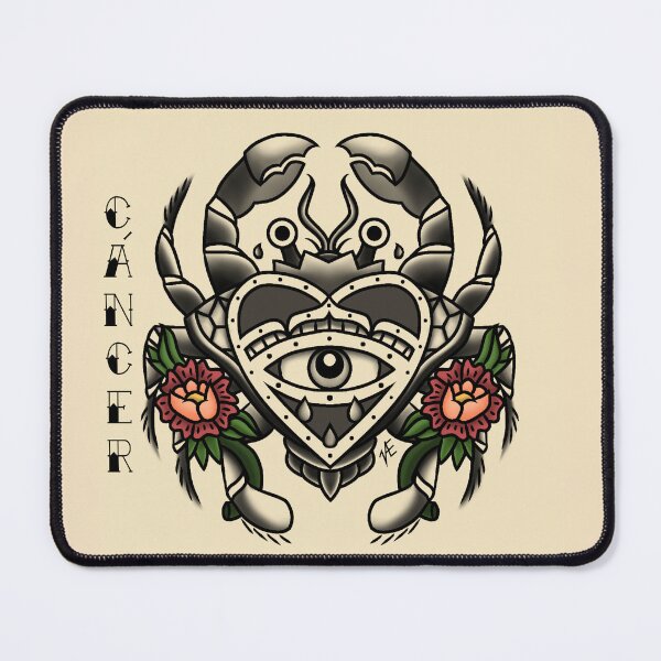 Item preview, Cancer zodiac sign tattoo designed and sold by Valentina Rojas Márquez.
