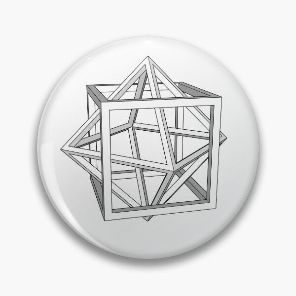 Item preview, Gmtrx Lawal Geometron's skeletal Cube and Octahedron designed and sold by Seni Lawal.