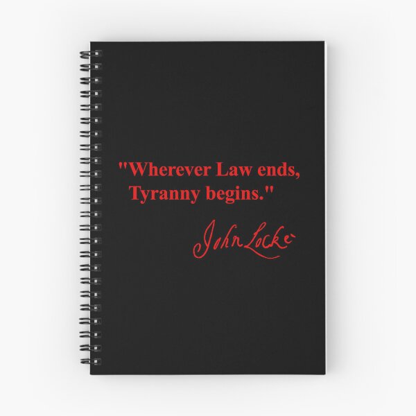Item preview, Wherever law ends, tyranny begins. -  John Locke (red) designed and sold by Thelittlelord.