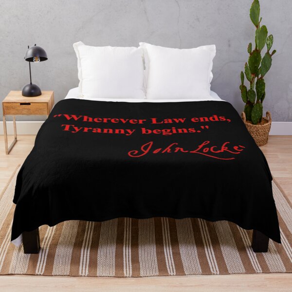Item preview, Wherever law ends, tyranny begins. -  John Locke (red) designed and sold by Thelittlelord.