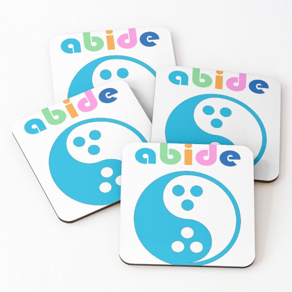Item preview, Abide - Dudeism - light blue designed and sold by SkyBobArt.