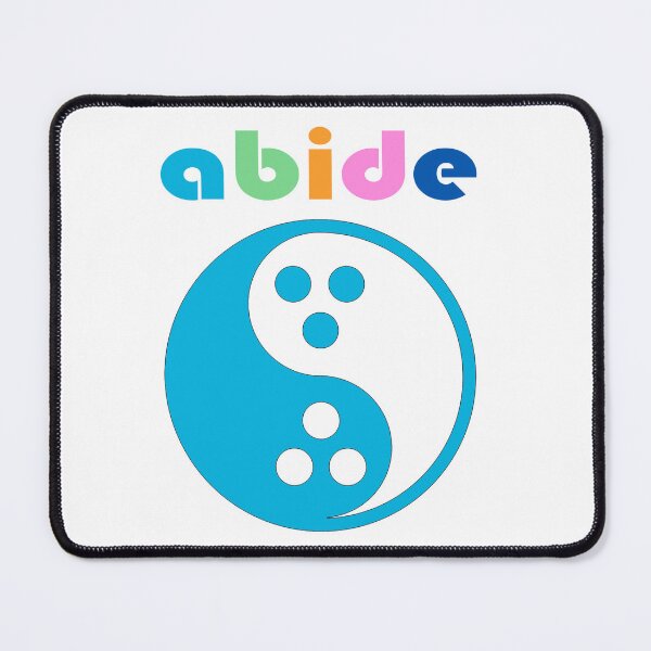 Item preview, Abide - Dudeism - light blue designed and sold by SkyBobArt.