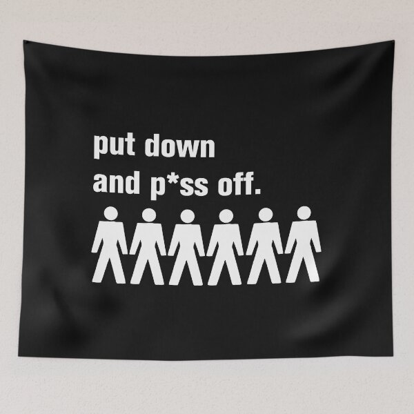 Item preview, Put Down and P*ss Off designed and sold by DesignByMH.