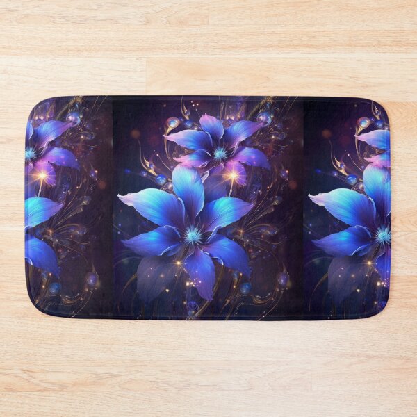 Item preview, Mysterious Purple Flowers designed and sold by pinkal.