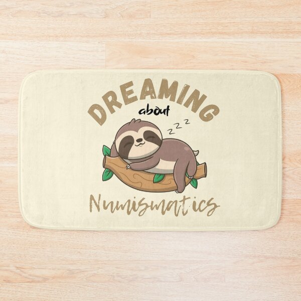 Item preview, Dreaming about happiness cute kawaii sloth designed and sold by Laugh-Lines.