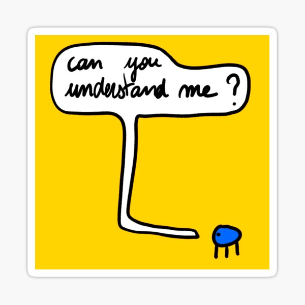 Bogue parlant Sticker