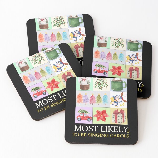 Item preview, Most likely to sing Carols Family Christmas Xmas Gift designed and sold by CyberArtistOne.