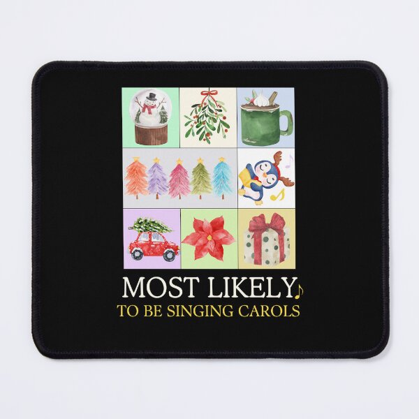 Item preview, Most likely to sing Carols Family Christmas Xmas Gift designed and sold by CyberArtistOne.