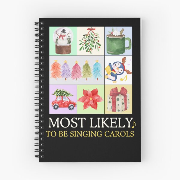 Item preview, Most likely to sing Carols Family Christmas Xmas Gift designed and sold by CyberArtistOne.