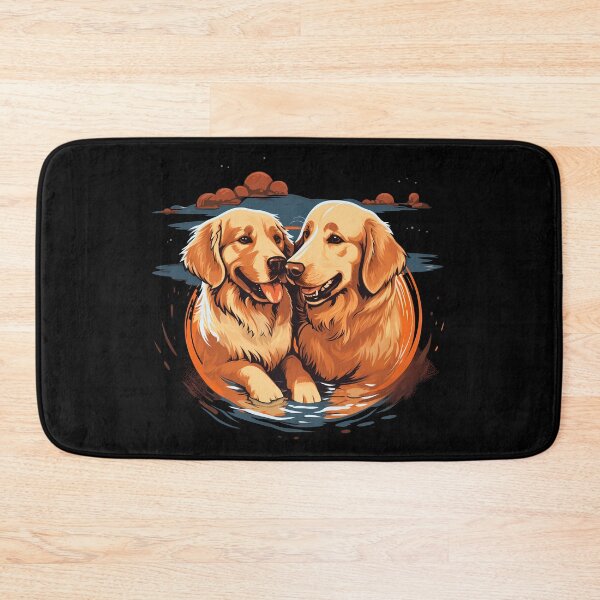 Item preview, Two Golden Retrievers In Love designed and sold by NBSStore.