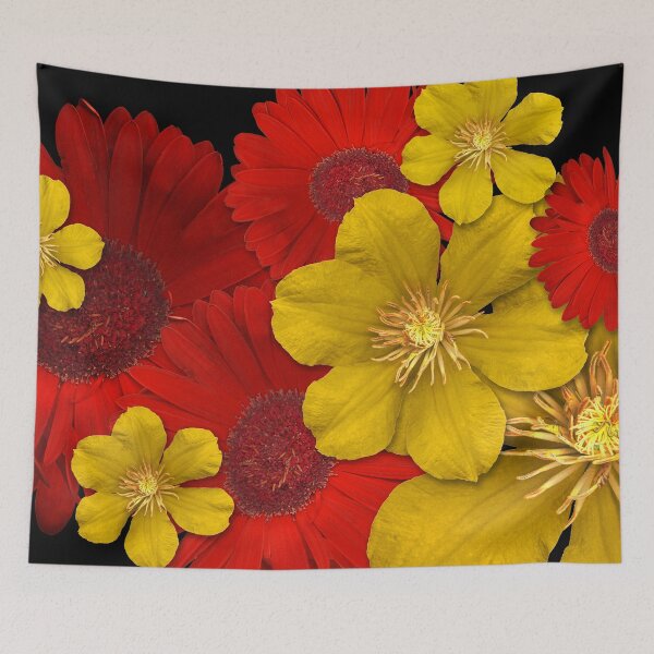 Item preview, Red and Yellow Flowers with Secret Images to Discover designed and sold by Peter P @ MedleyMerch.