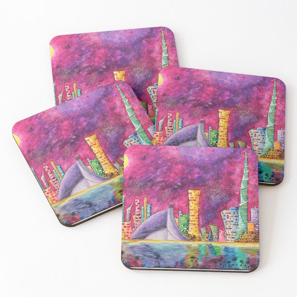 Item preview, The City of Dubai Travel Art by MeganAroon Stickers & More designed and sold by MeganAroon.