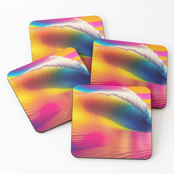 Item preview, ABSTRACT COLORFUL WAVE PATTERN designed and sold by upbay.