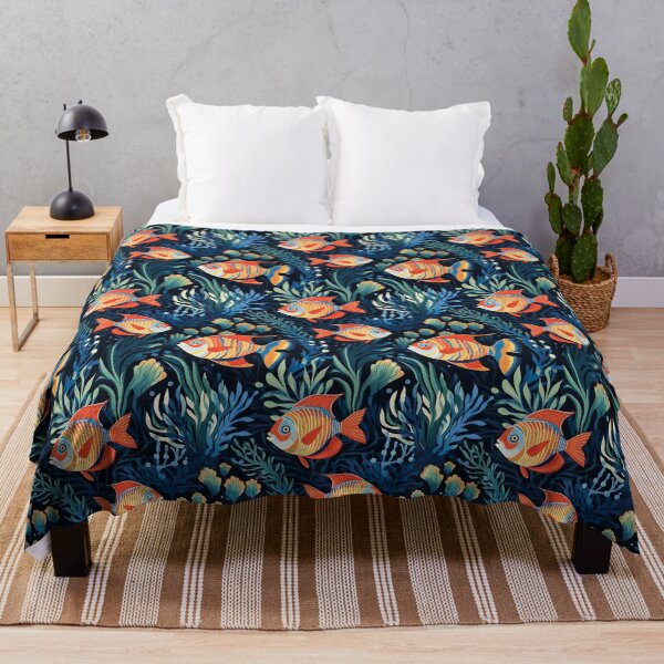 Item preview, Underwater tiled pattern designed and sold by Yogimeister.