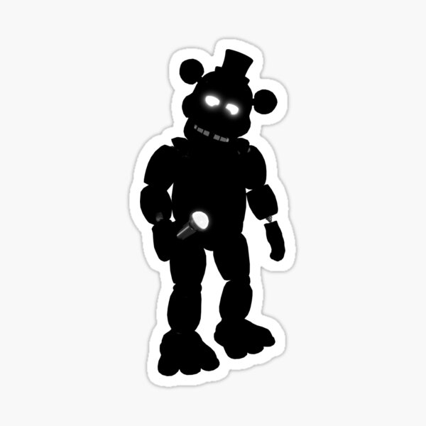 Golden Freddy FNAF 1 Render Sticker by Angel300-LQ