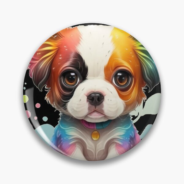 Item preview, Perro colorido designed and sold by PixelRealm.