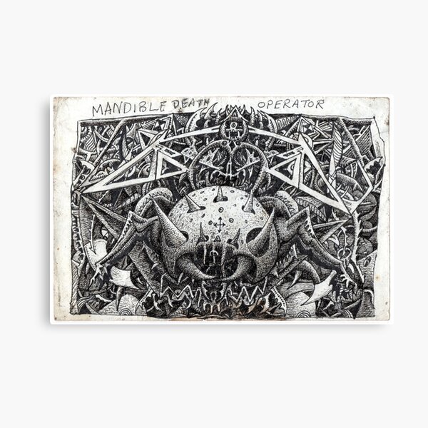 Mandible Death Operator Canvas Print