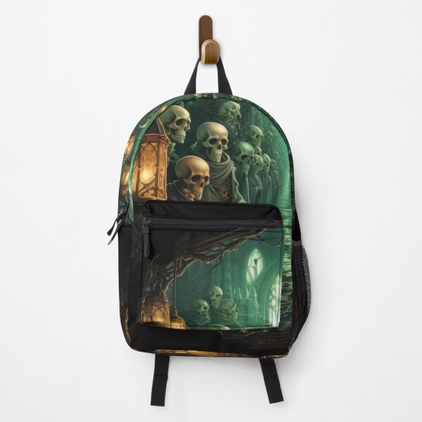 Item preview, Cathedral of Skulls Sticker - Haunting Elegance designed and sold by SlayerOfKings.