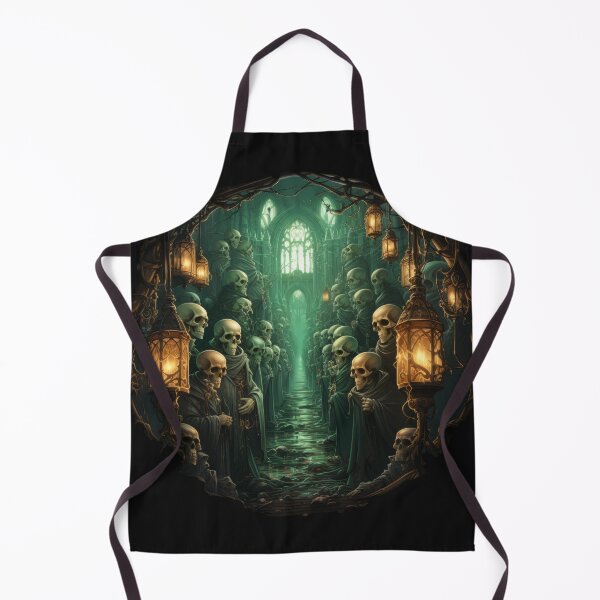 Item preview, Cathedral of Skulls Sticker - Haunting Elegance designed and sold by SlayerOfKings.
