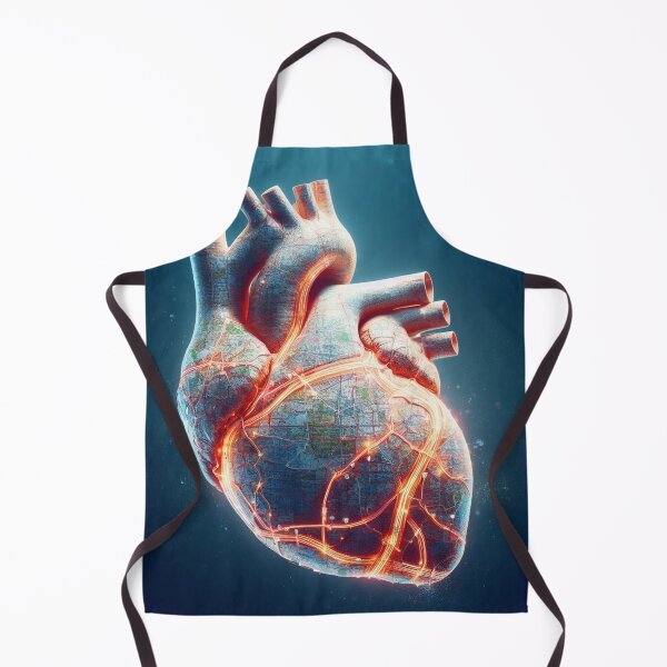 Item preview, Anatomical Heart Road Map designed and sold by Solarskymedia.