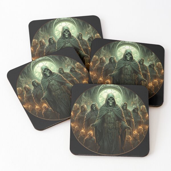 Item preview, Cathedral of Bones Sticker - Haunting Wall of Skulls designed and sold by SlayerOfKings.