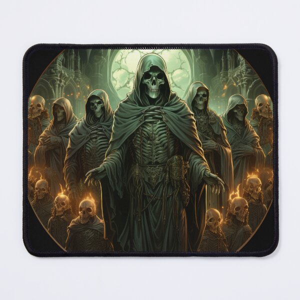 Item preview, Cathedral of Bones Sticker - Haunting Wall of Skulls designed and sold by SlayerOfKings.