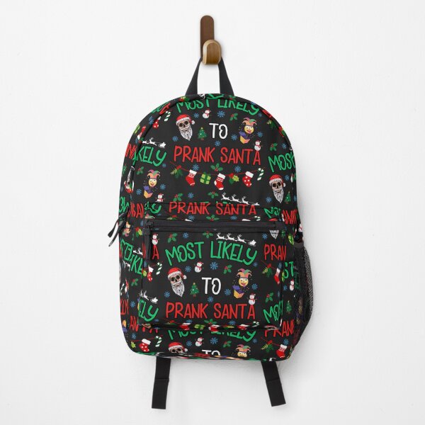 Item preview, Most Likely To Prank Santa Funny Xmas Merry Christmas designed and sold by TeeGrafi.