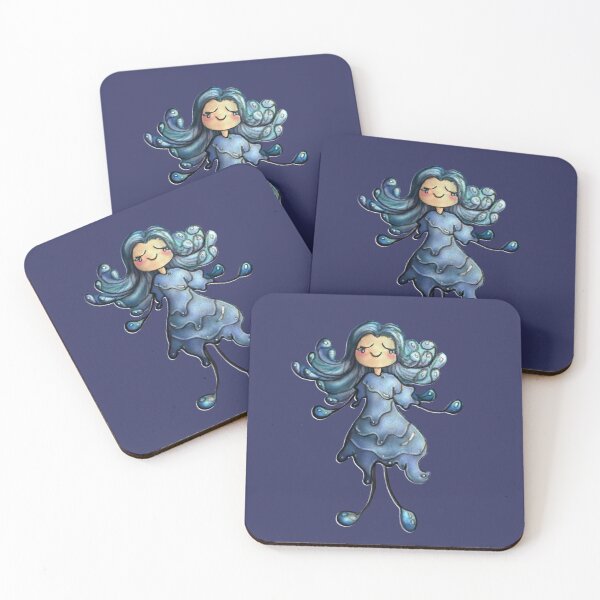 Item preview, waterdrops girl designed and sold by Seedling 4.