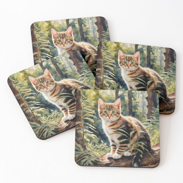 Item preview, Kitten of the forest designed and sold by YukiKenji.