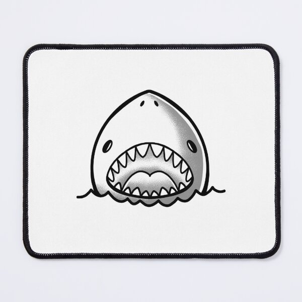 Item preview, Tattoo style open shark mouth designed and sold by jazzydevil.