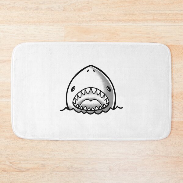 Item preview, Tattoo style open shark mouth designed and sold by jazzydevil.