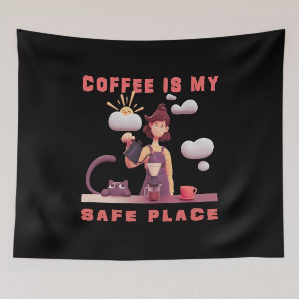 Item preview, Coffee Is My Safe Place  designed and sold by david parry.