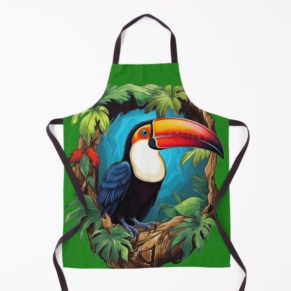 Item preview, Cute Toucan in a Forest  designed and sold by Shinzomaru.