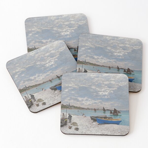 Item preview, The Beach at Sainte-Adresse (1867) | Monet designed and sold by Oliveirallan.