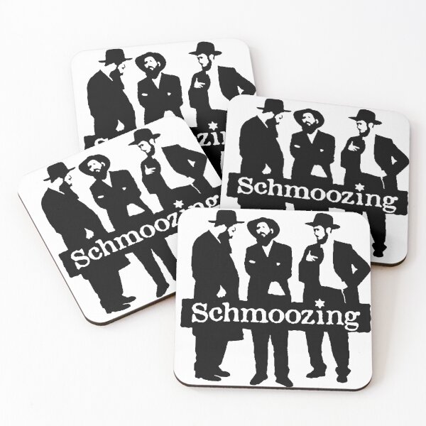 Item preview, 3 Hasidic Jewish men Schmoozing designed and sold by Boaz Kimelman.